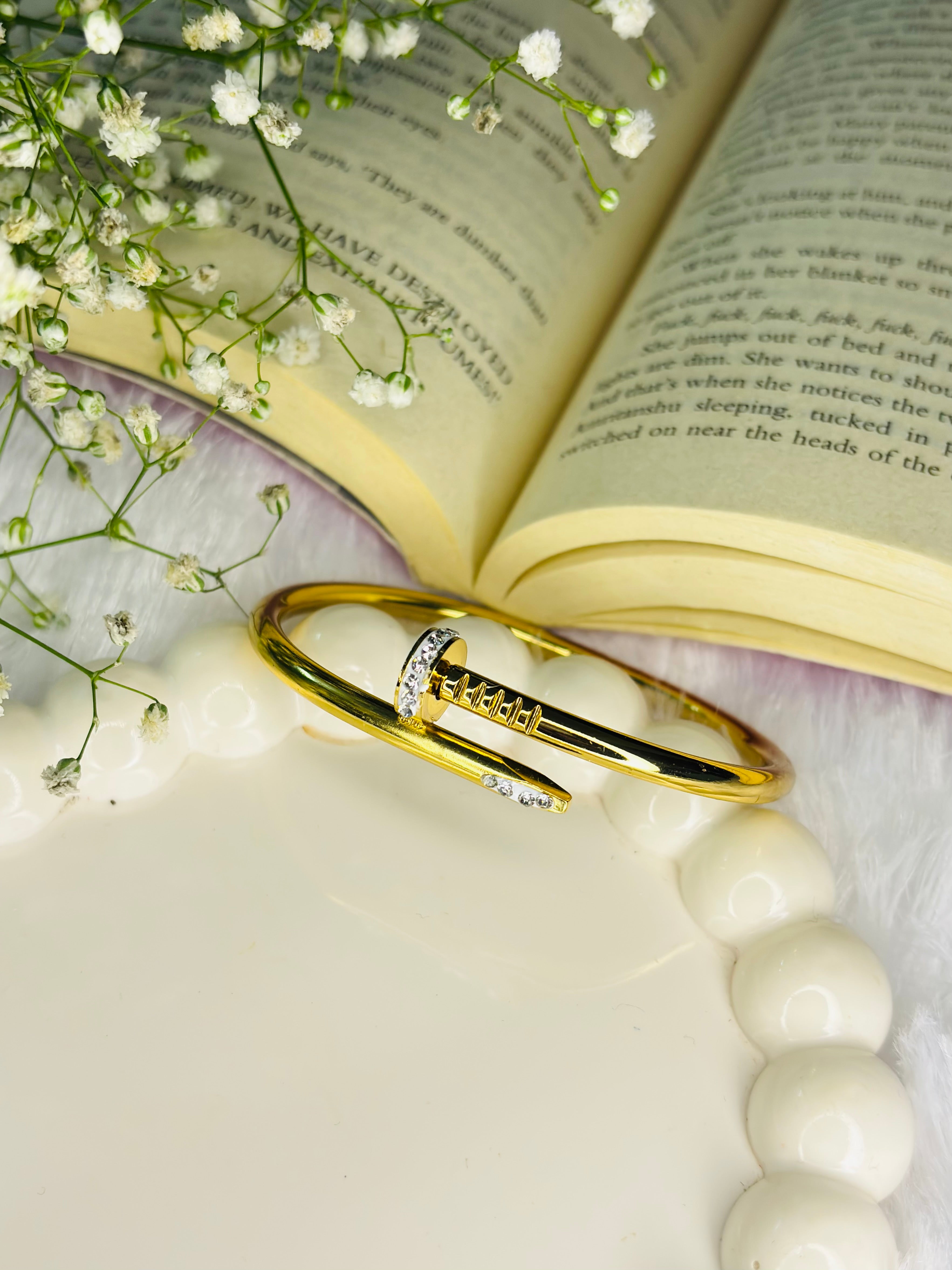 Studded Nail Cartier Bracelet