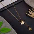 Lock chain Pendant Necklace