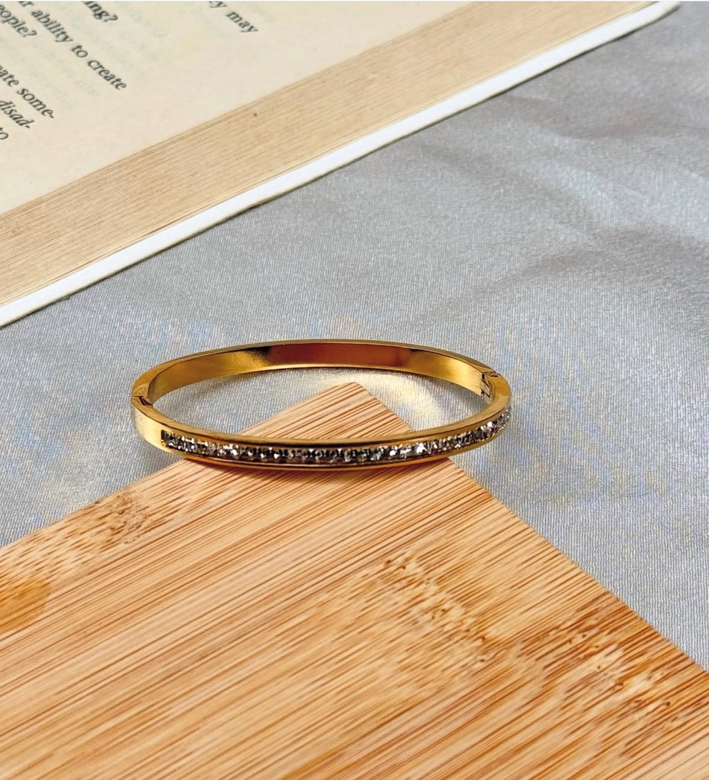 Cubic Zicrona Studded Bangle