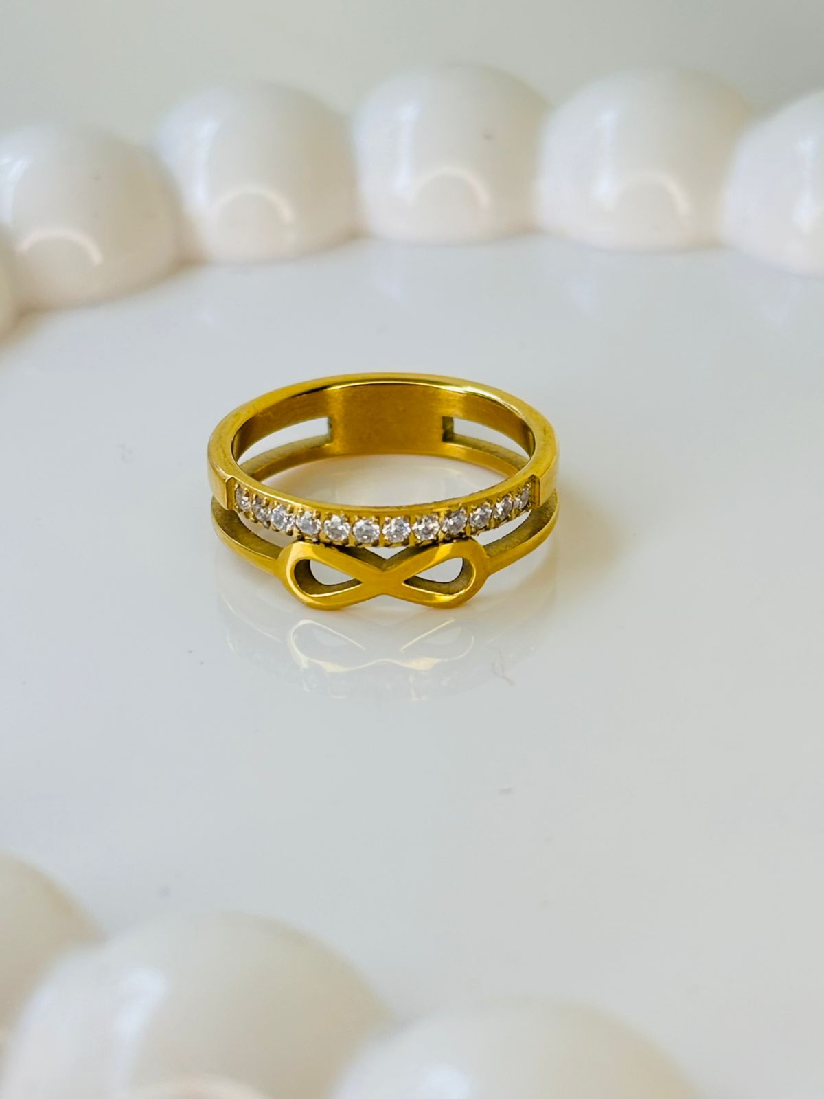 Studded Infinity Band